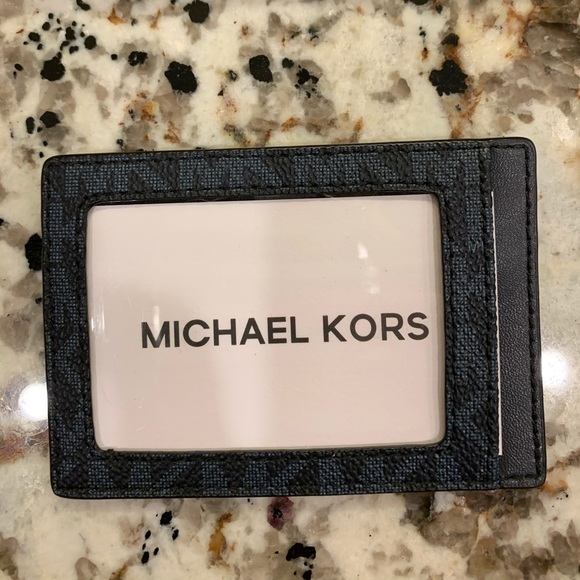Brand 🆕 Mens Blue Micheal Kors Wallet - Picture 4 of 8